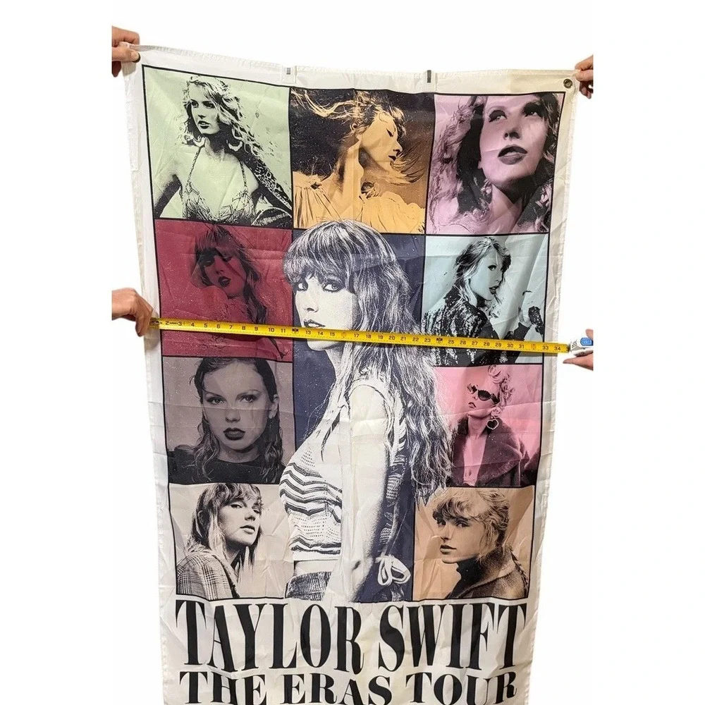 Taylor Swift the Eras Tour Tapestry Canvas Poster Official Merch Banner Flag